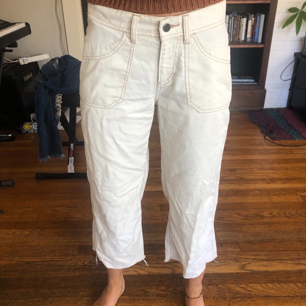 White Patagonia Hemp Denim Jeans